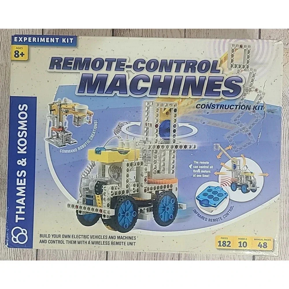 Thames & Kosmos Remote Control Machines Construction Kit 182 PCS 2015 New